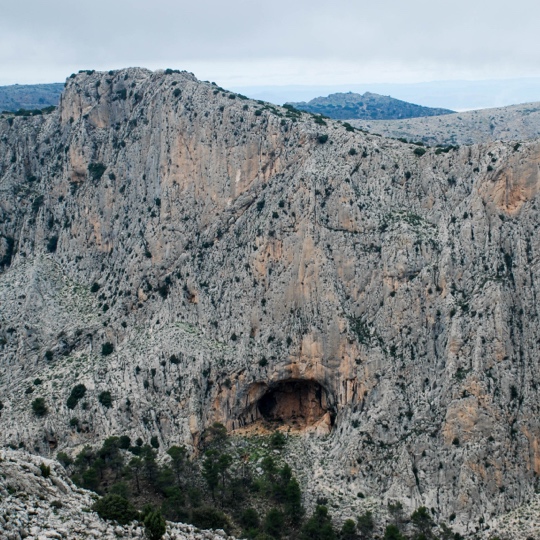 Vues des ravins de Leyva, Murcie