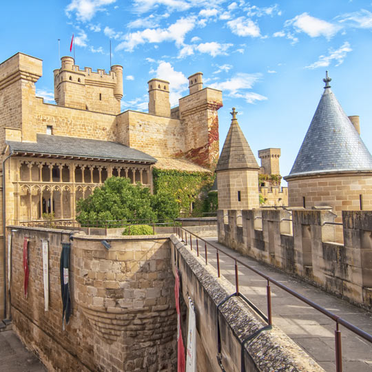 Castillo de Olite, en Navarra