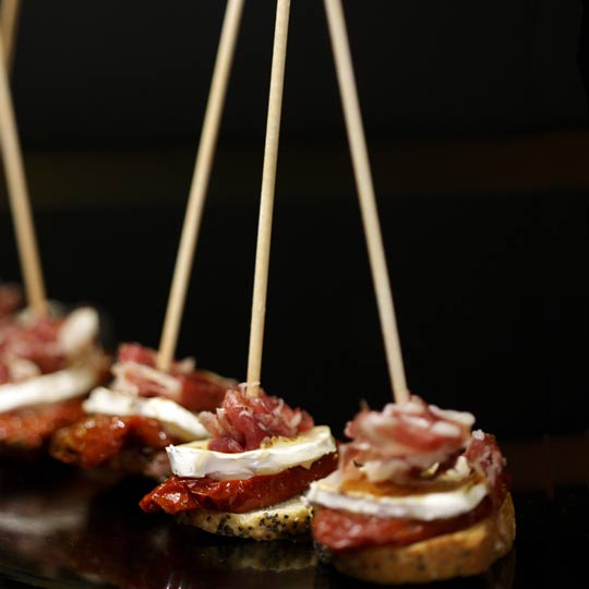 «Pintxo» w jednym z barów w mieście Donostia-San Sebastián