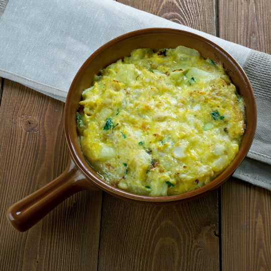 Tortilla de bacalao