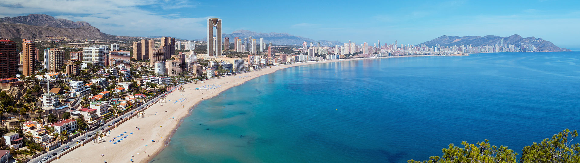 Widok na Benidorm, Alicante