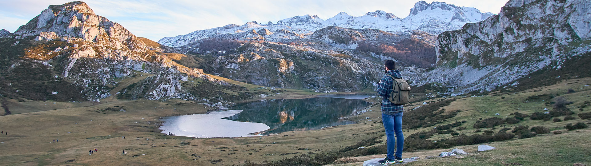 Laghi di Covadonga nel Parco Nazionale dei Picos de Europa, Asturie