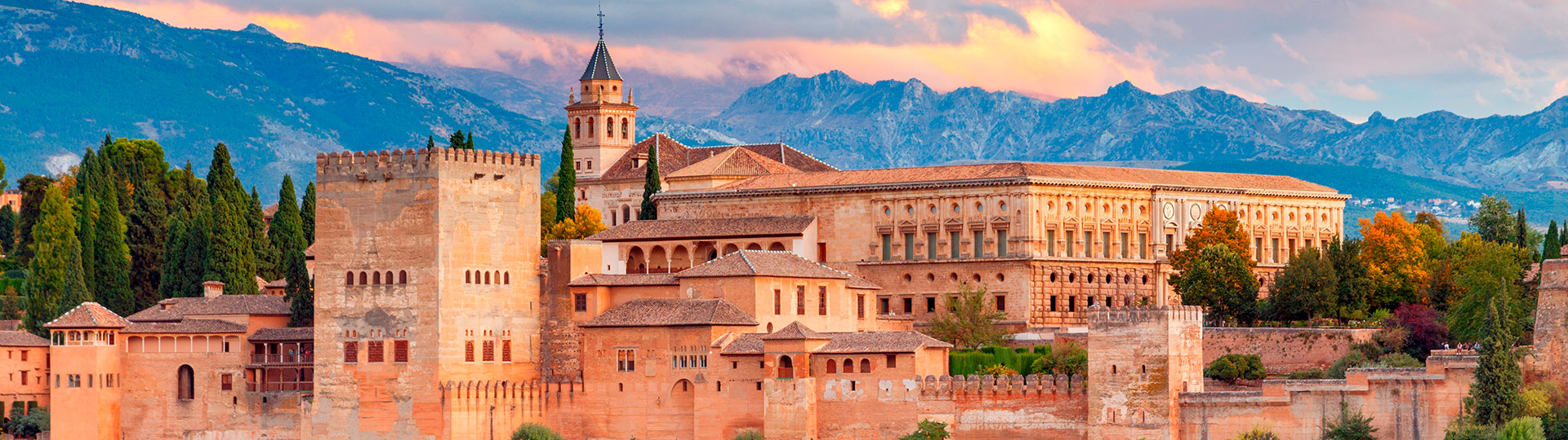 Vista panorâmica da Alhambra, Granada