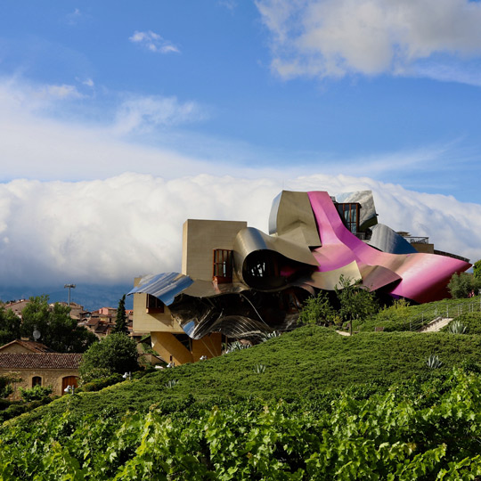 Piwnica winiarska Marques de Riscal