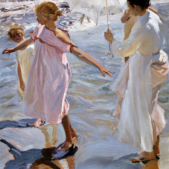 Czas na kąpiel, Joaquin Sorolla