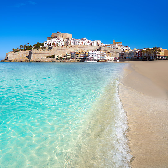 Plage à Peñíscola