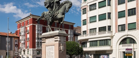 Estatua del Cid en Burgos