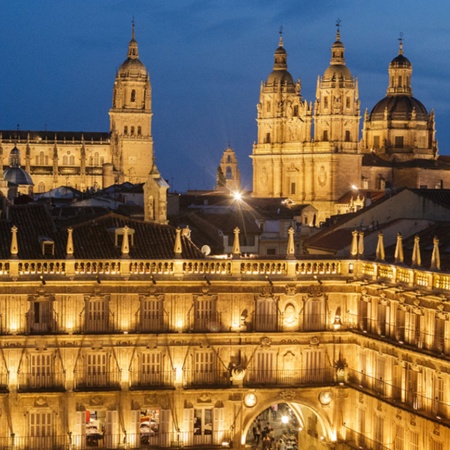 Plaza Mayor, Cattedrale e Università di Salamanca