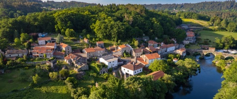 Aerial view of Ponte Maceira