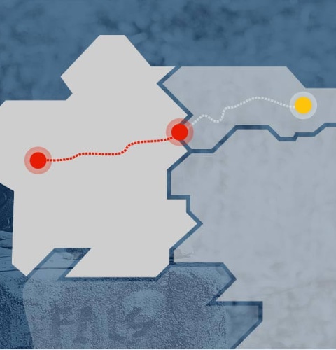  Mappa tappa Galizia nel Cammino di Santiago Primitivo