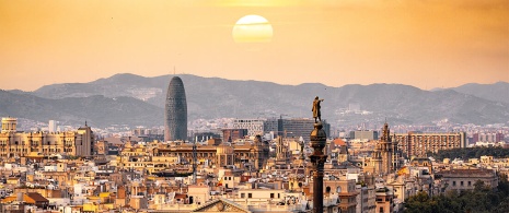 Vue de Barcelone