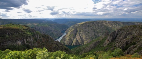 Belvédère Cabezoas le long de la Ribeira Sacra en Galice