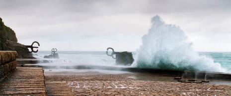  Peine del Viento di Chillida a Donostia, San Sebastián