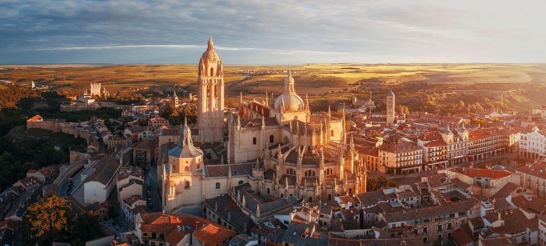 Vista de Segóvia, em Castilla y León