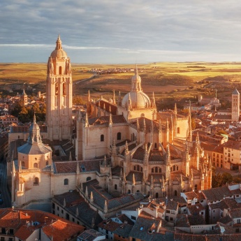 Vista de Segóvia, em Castilla y León