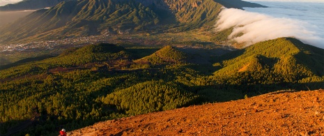 La Palma, mar de nuvens