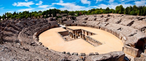 The Roman amphitheatre of Itálica, Seville