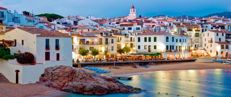 Calella de Palafrugell. Costa Brava, Gérone