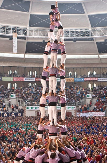 Concorso di castells (torri umane) di Tarragona