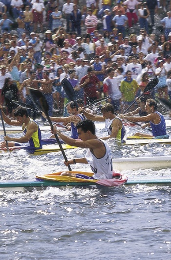 Fiesta de las piraguas. Descenso internacional del Sella