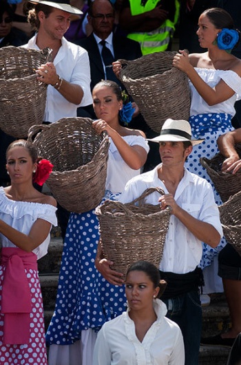 The grape harvest in Jerez