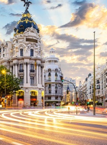 Gran Vía en Madrid