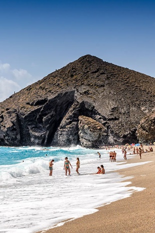 Playa de los Muertos no Cabo de Gata, Almeria