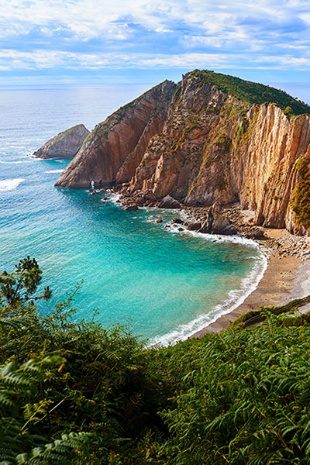 Playa del Silencio (Cudillero, Asturie), sulla Costa Verde