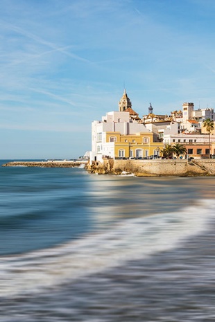 Blick auf Sitges