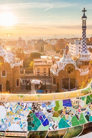 Vista do Parque Güell