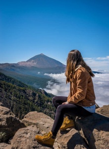 Il Teide in una notte stellata