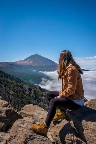 Il Teide in una notte stellata