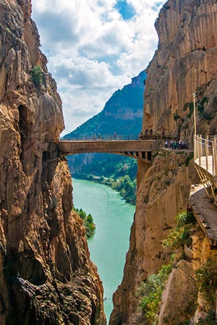 Caminito del Rey en Málaga, Andalucía