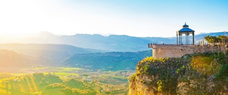  Belvedere del Ponte Nuevo di Ronda. Malaga