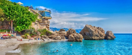  Balkon von Europa. Nerja Malaga