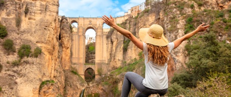 Tourist in Ronda, Malaga