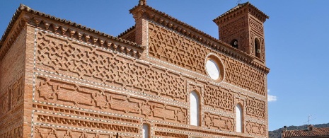 Particolare della facciata. Chiesa di Santa María di Tobed. Saragozza