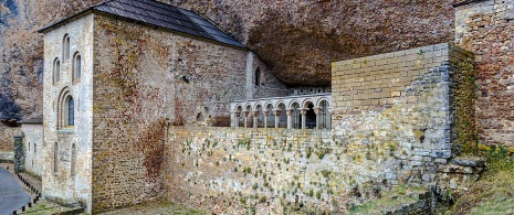 Romanesque San Juan de la Peña monastery