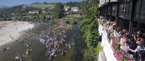 Descent of the Sella River in Arriondas, Asturias