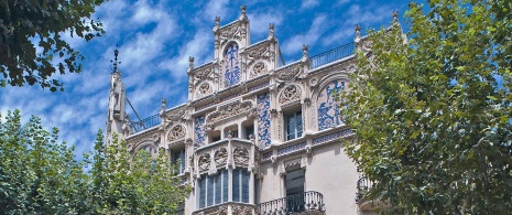 Detalle del Antiguo Gran Hotel, actual CaixaForum. Palma