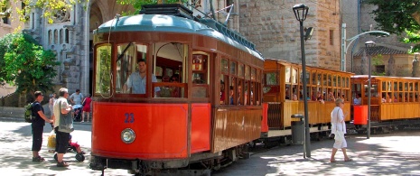 Trem de época em Sóller