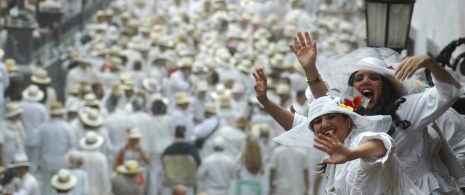 ラ・パルマ島で行われるインディアノスの祭り 