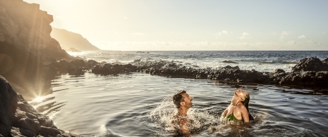 Spa natural junto al mar en La Palma