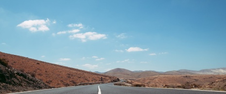 Straße auf Fuerteventura