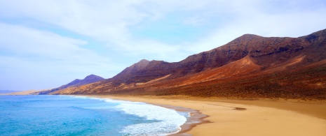 フエルテベントゥーラ島のコフェテビーチ、カナリア諸島