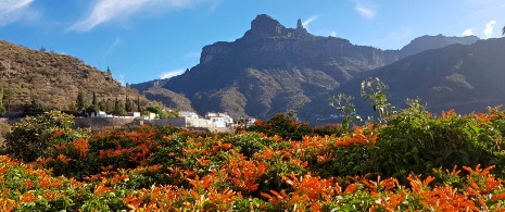 Vistas en Tejeda del Roque Nublo, Gran Canaria