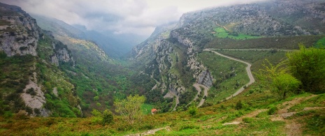 Aussichtspunkt Mirador del Asón im Naturpark Collados del Asón in La Gándara de Soba