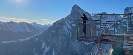 Mirante del Cable, em Fuente Dé, Cantábria