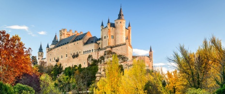 Vue générale de l’Alcazar de Ségovie