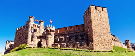 Templerburg von Ponferrada in El Bierzo, León.